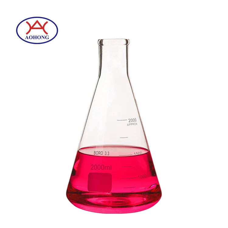 50ml 250ml 500ml 1000ml Pyrex Glass Beaker Erlenmeyer Flask for Laboratory
