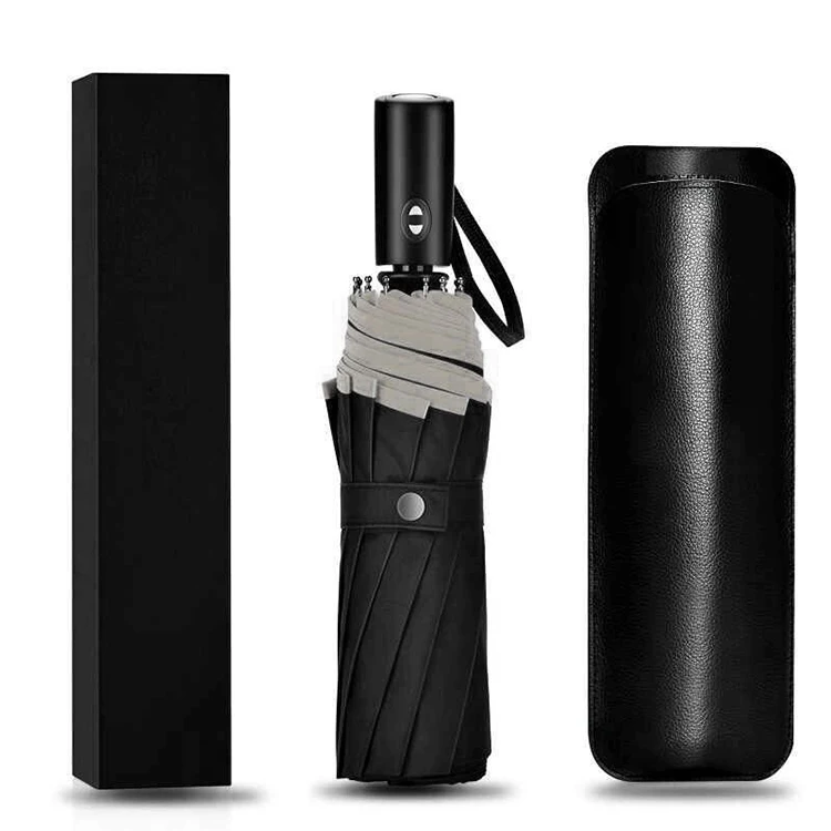 Manufacturer Wholesale Custom Auto Foldable Umbrella Windproof Travel Umbrella Compact Folding Umbrella