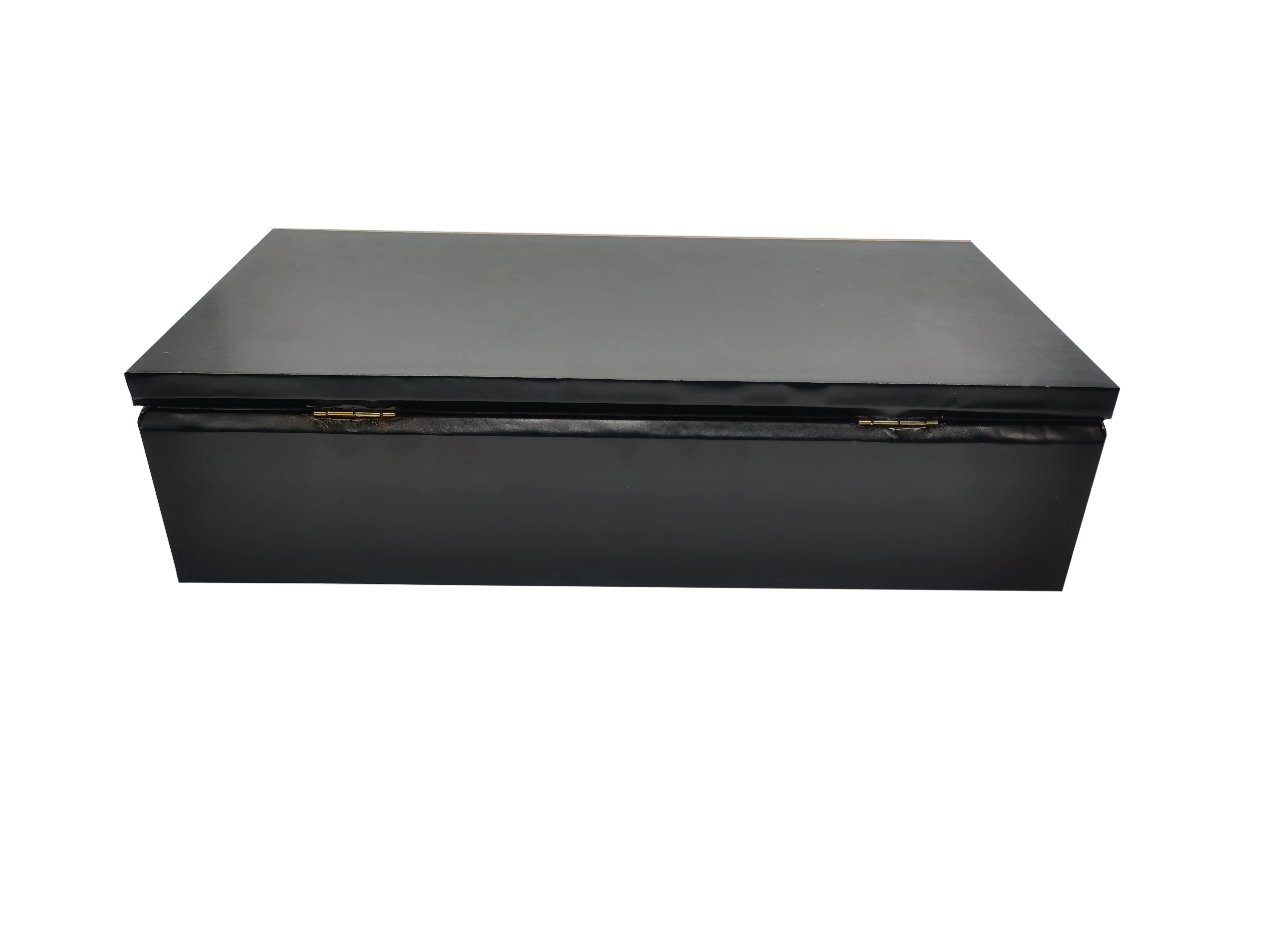 Custom Hard Case Black Double 2 Layer Drawer Rigid Lipstick And Cosmetic Set Gift Packaging Box