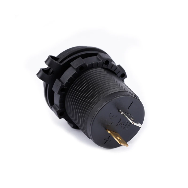 Factory Price Dc 12v Blue Led Touch Switch 5v 2.1a USB Car Charger Power Socket 12v USB Car Charger Socket Dual