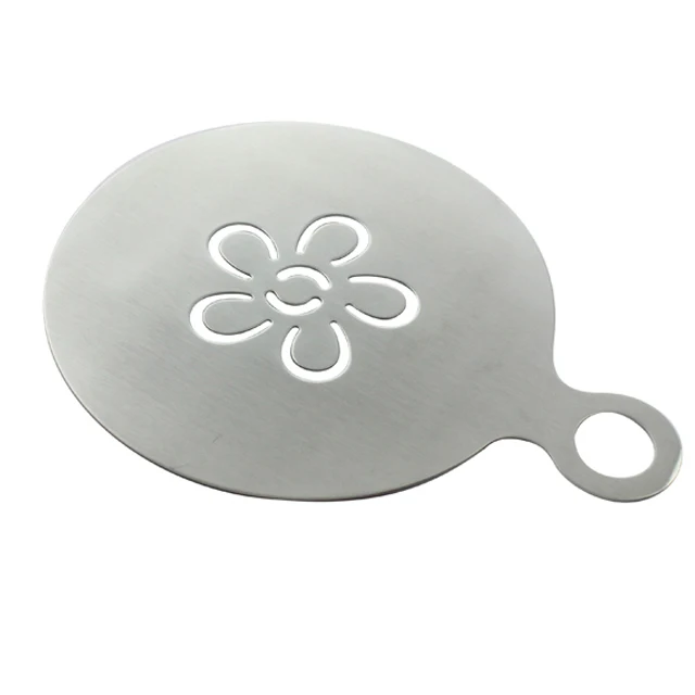 Customized design art coffee stencil barista tools