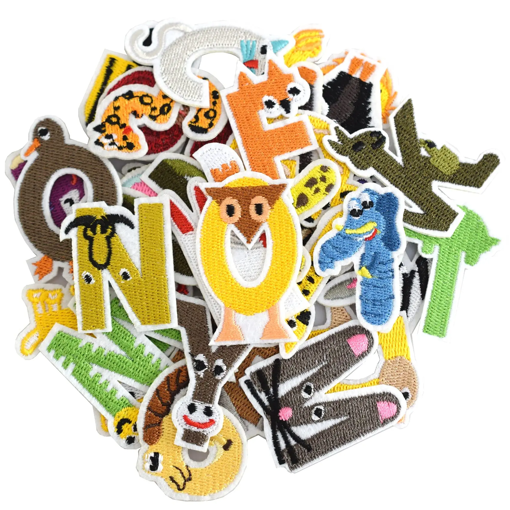 Chenille Letter Patches Custom Chenille Fabric Cotton Best Selling Iron Handmade Embroidery Patches