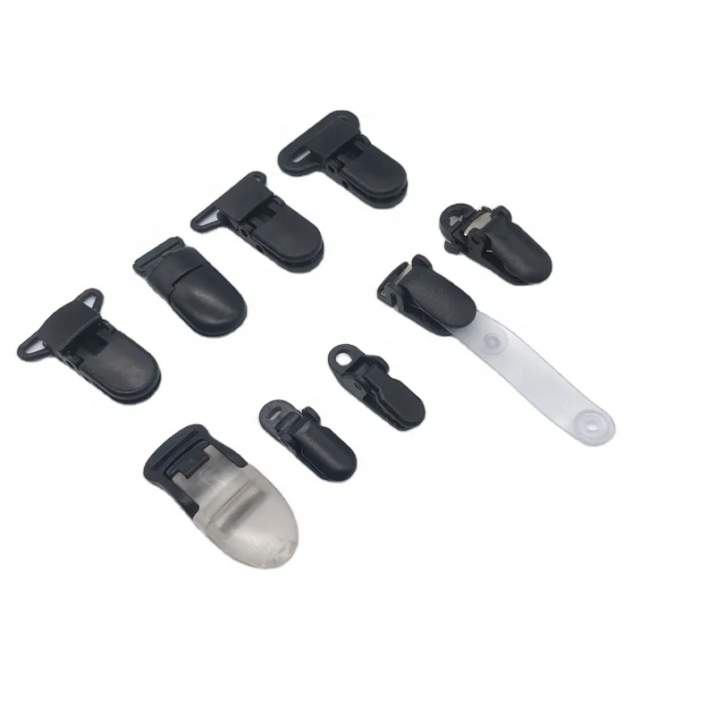 Factory wholesale anti-drop baby pacifier accessories with duckbill clip crocodile clip