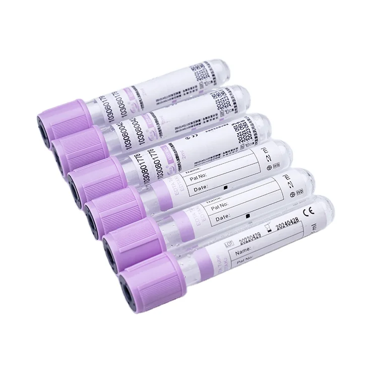 EDTA K2/K3/Na2 blood sampling collection tube Disposable Vacuum Blood specimen Collection tube