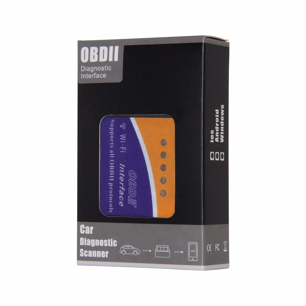  High quality best mini android elm327 12v wifi car obd 2 scanner for all