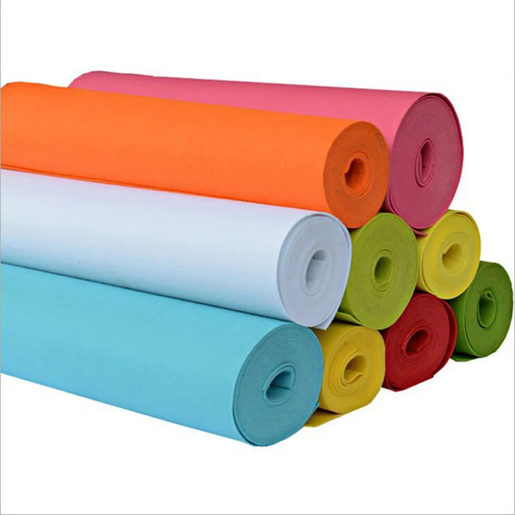 factory needle punched  nonwoven fabric 3mm thickness 100% wool felt