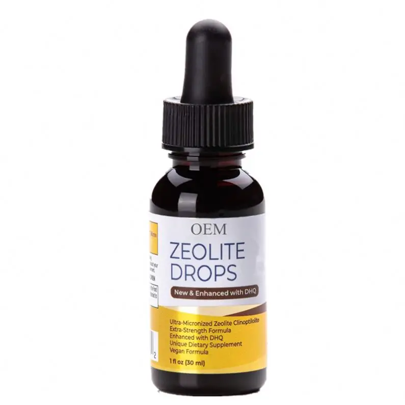 SUNI Private Label Natural Food Grade Zeolite Drops Health Support Zeolite Clinoptilolite Drop For Full Body Cleanse