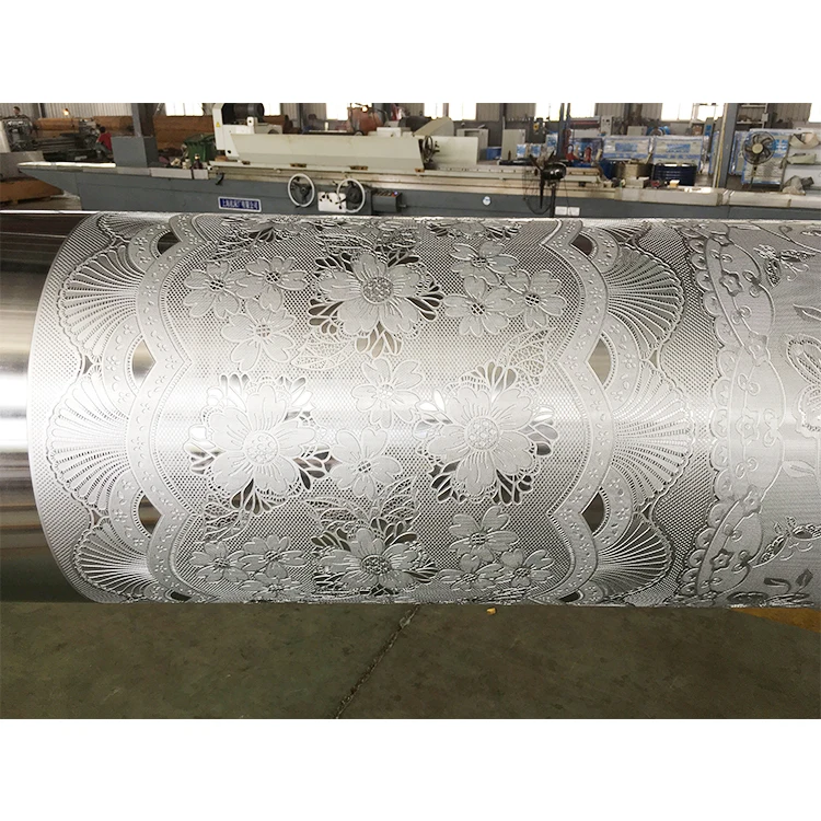 Embossing cylinder embossing roller for pvc tablecloth