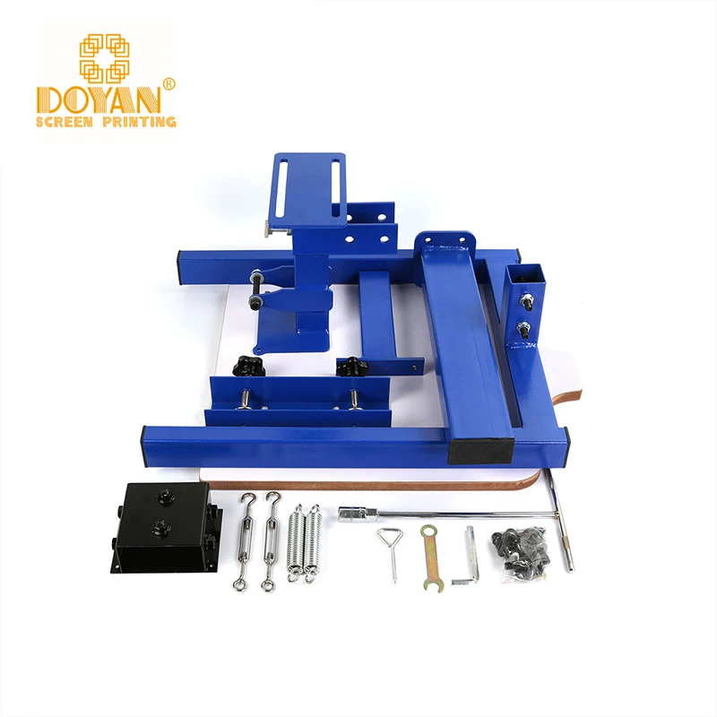 Single Color 1 Station Silk Screening Screenprint Press Screen Printing Machine