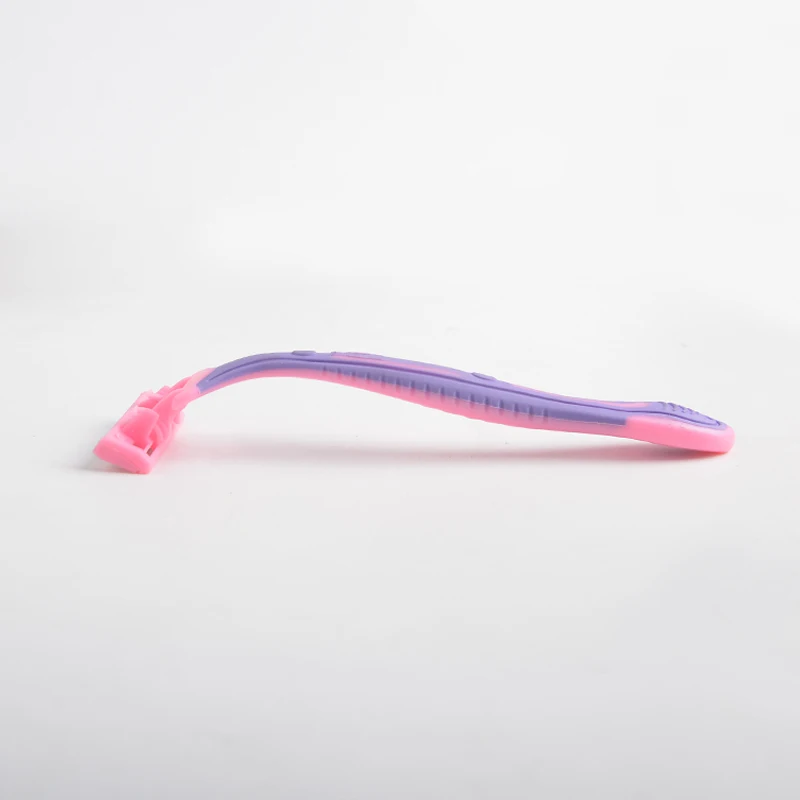 Max Hot Selling Women Colorful Face 3 Blade Sharp Safety Shaving Razor