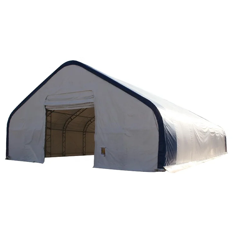 Heavy Duty Large Storage Tent Strong Metal Frame PVC Fabric Storage Building With Model 7010028DP