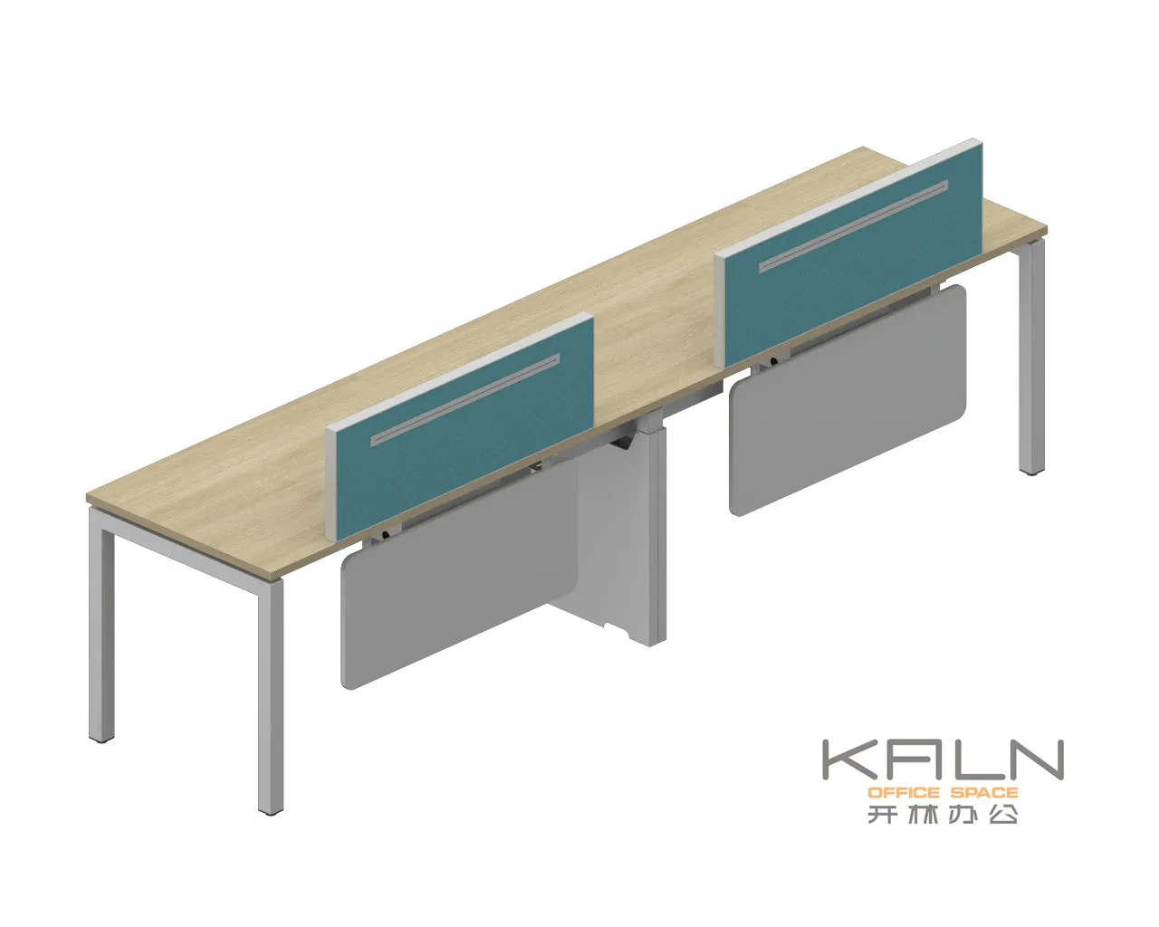 Factory customization Office meeting table melamine table top meeting conference table with aluminum leg