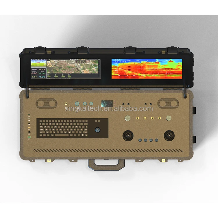 Dual Screen Drone Ground Control Station for UAV Drone Agricultural Spray UAV Industrial Ground Control System Drone Accessories