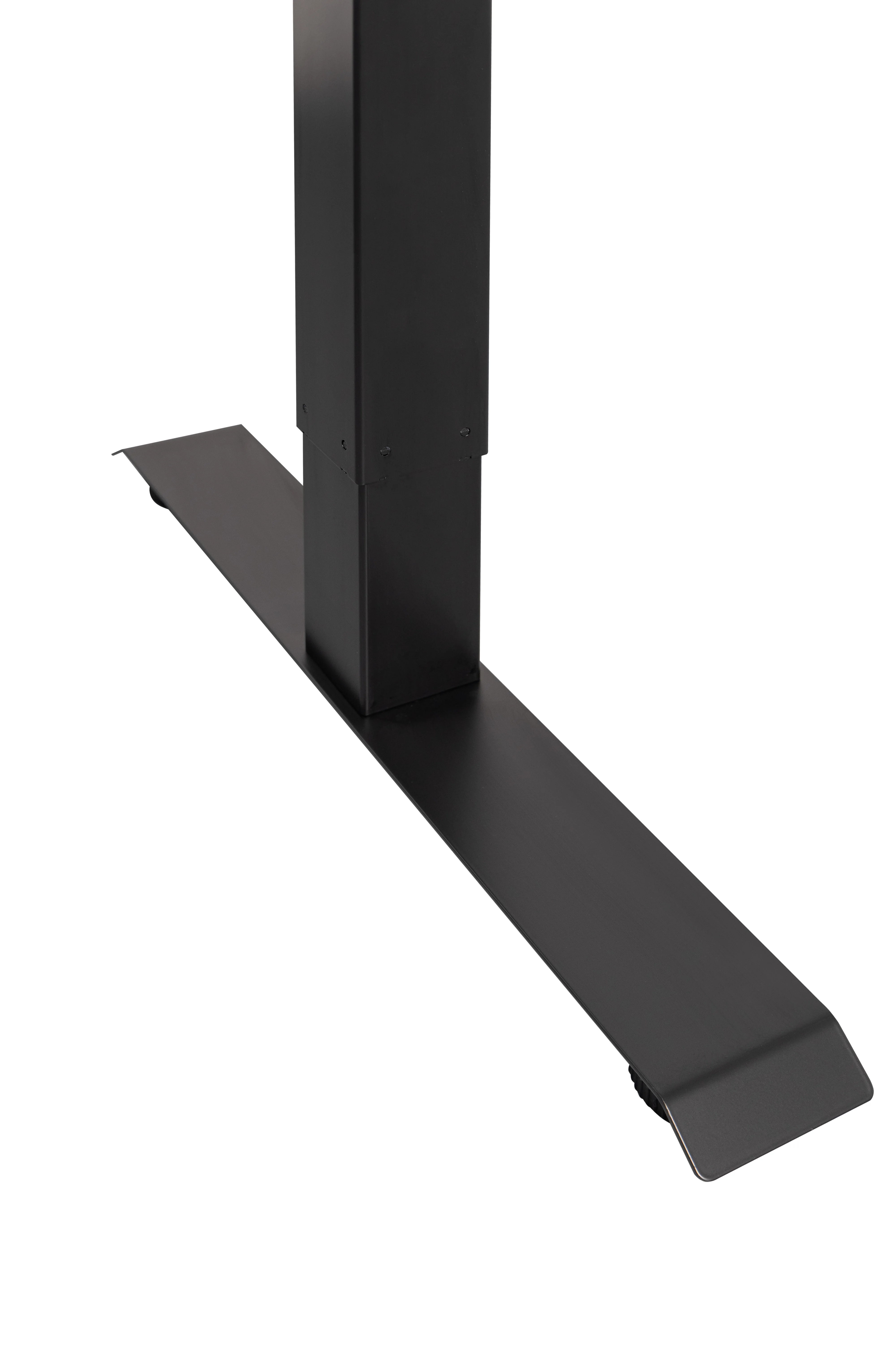 Ergonomic height adjustable sit standing desk frame  for big size tabletop with square metal desk leg