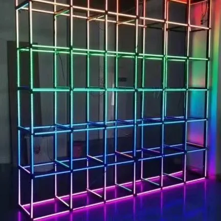 RGB светодиодная цифровая трубка DMX Светодиодная