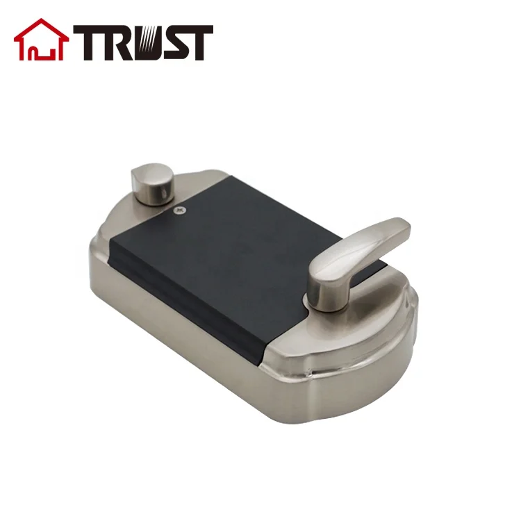 TRUST 9301-SN Fingerprint Touchscreen Keypad Deadbolt Lock Satin Nickel Smart Lever Lock