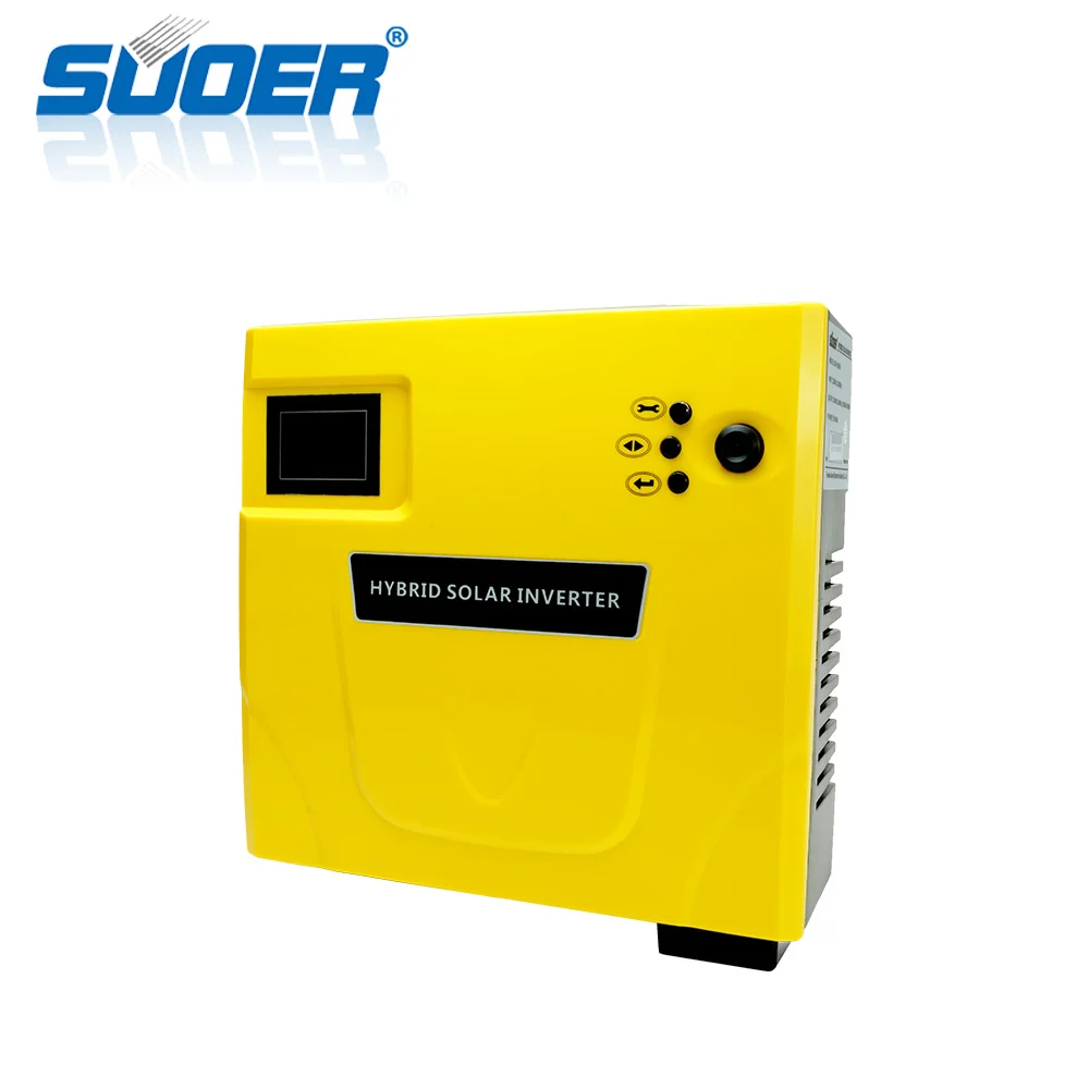 SUOER 1500VA 12V Модифицированная синусоида Инвертор ШИМ блок управления установкой на солнечной батарее Зарядное устройство переменного тока гибридный солнечный