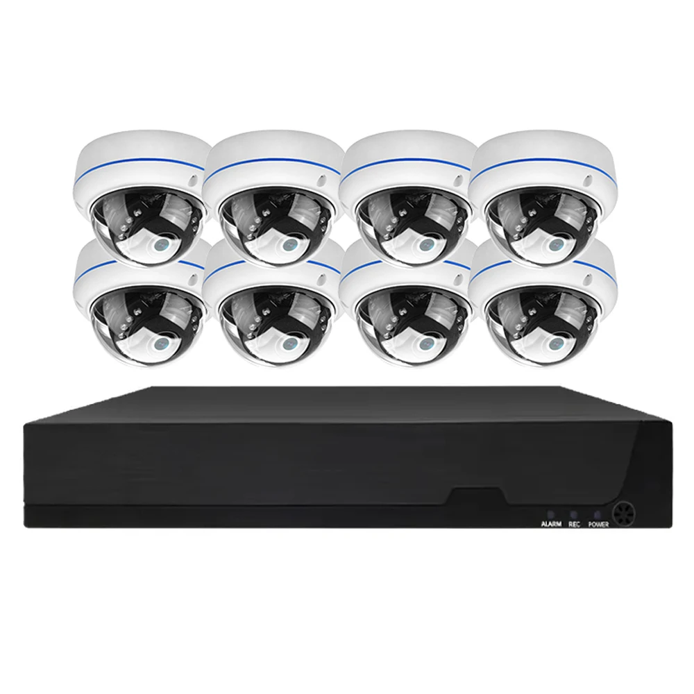 4/8CH 2/5/8MP HVR Kit Dome PTZ Night Vision Security camera Plastic cctv camera system analog camera