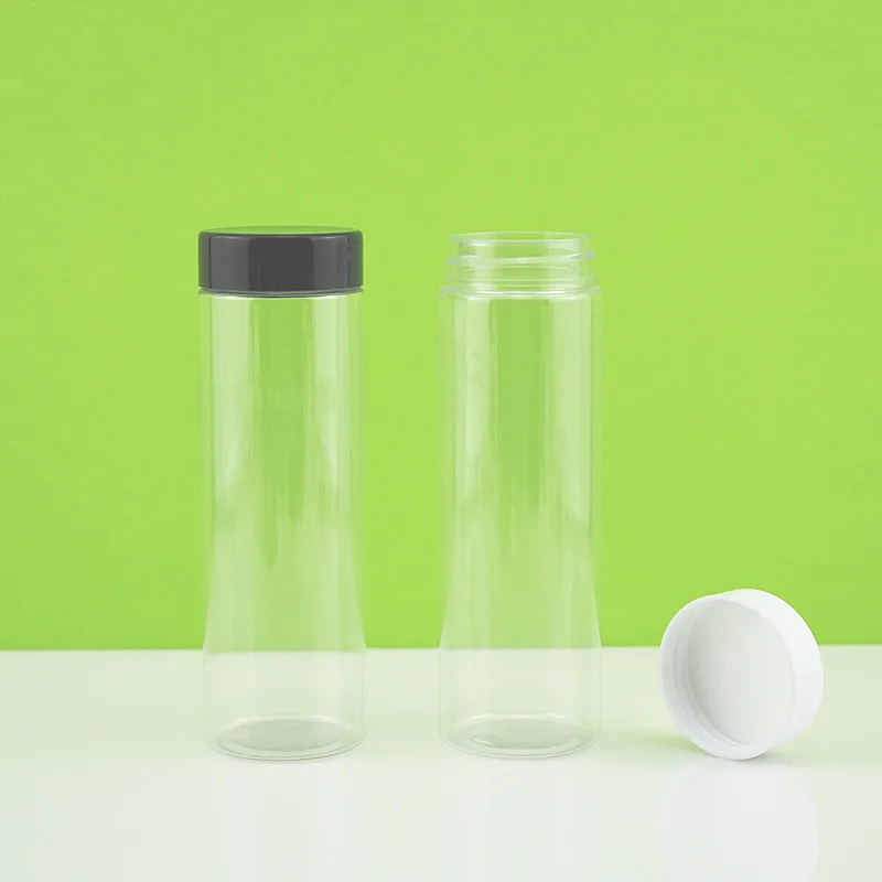 7oz 210ml clear tea spice dry herb cookies candies plastic container storage  jar