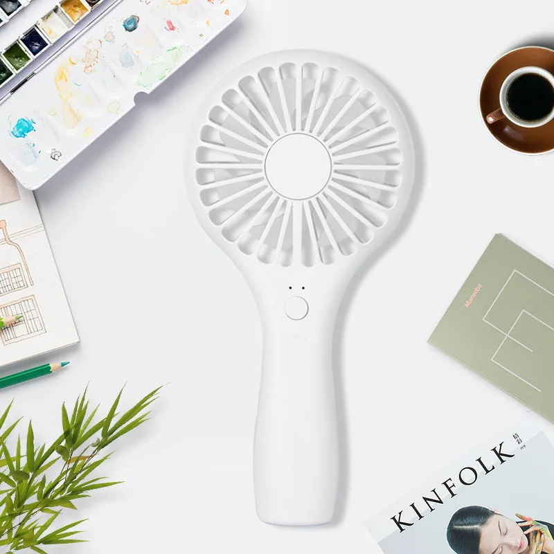 OEM Mini Handheld Fan Battery Operated Small Personal Portable Speed Adjustable USB Rechargeable Fan Cute Powerful Fan M-545