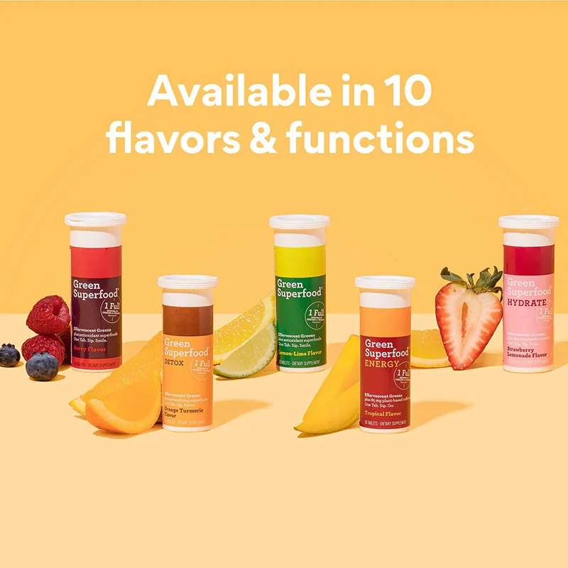 Factory OEM/ODM Variety Of Flavors Multiple Functions Vitamin Effervescent Tablets For Kids And Aldults