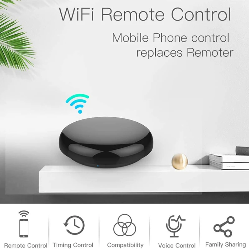 Tuya Universal WiFi Smart IR Intelligent Wireless Radio Frequency Remote Controller For Smart Home