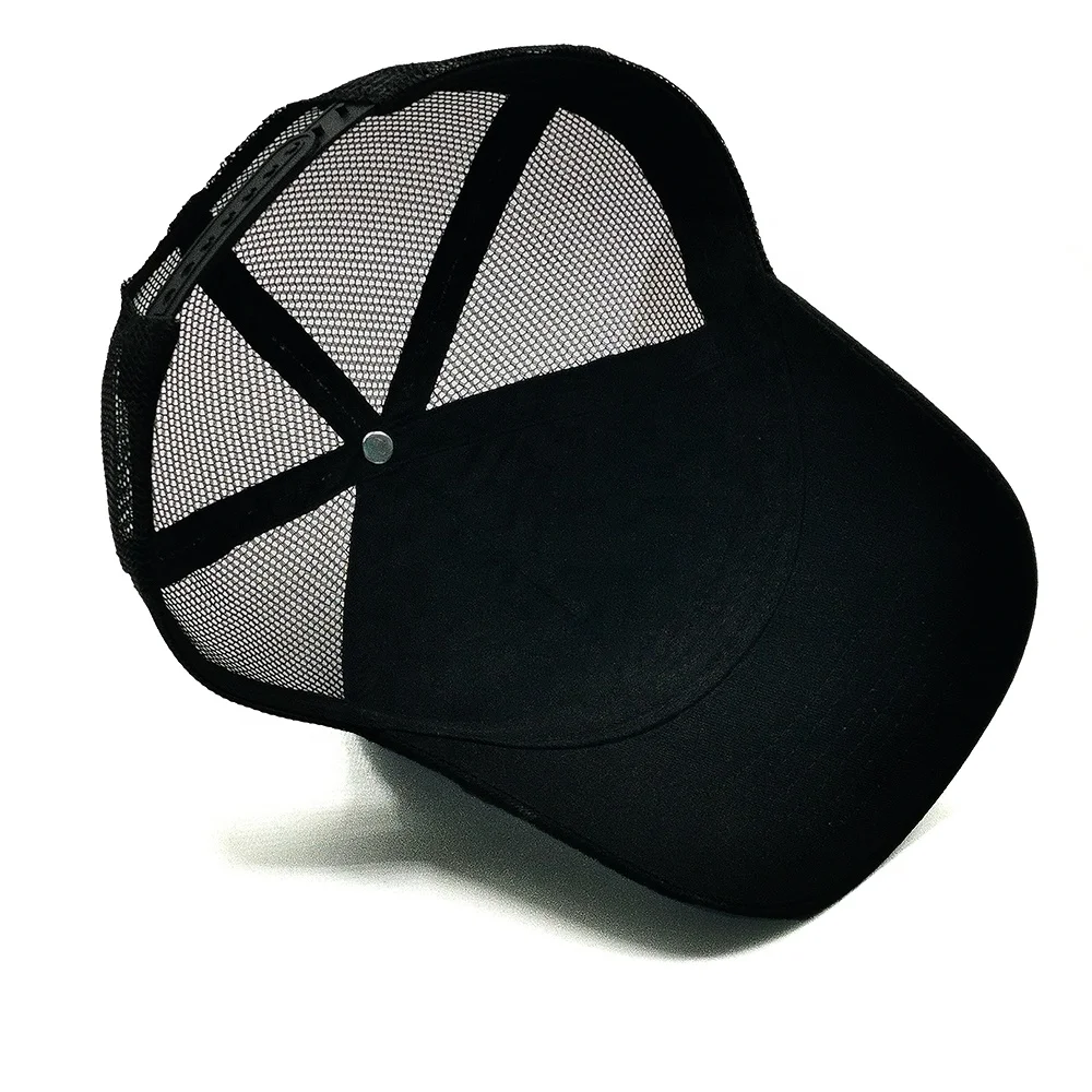 Fashion Sports Adjustable Baseball Cap Snapback Hats Custom Logo Flat Bill Blank Mesh Bulk Trucker Hat