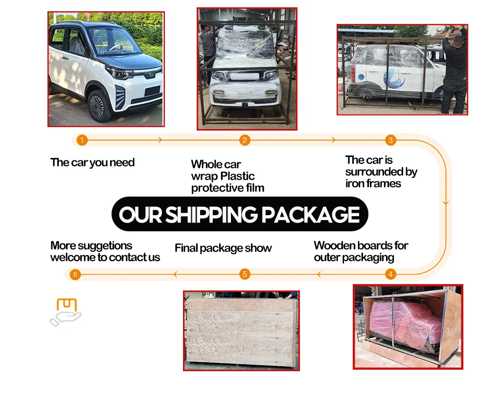 Factory Customized New Model Electric Tricycles 4 Wheel Car Automatic