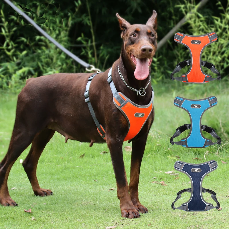 High quality designer dog I shape adjustable pet harness waterproof dog chest straps accesorios para mascotas
