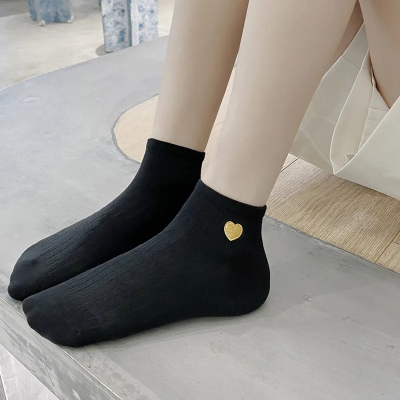 2024 Custom Logo Solid Color Acrylic Eco-friendly Socks Men Women Casual Spring Crew Socks