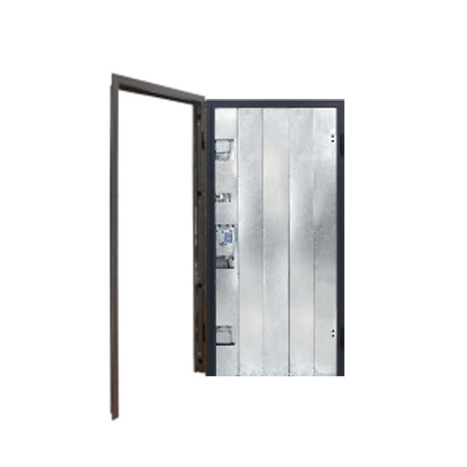 Residential armored modern design exterior security metal door competitive security door anti theft front door