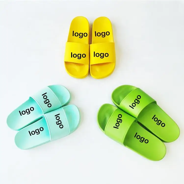 New Style Summer Custom LOGO Men Foam Original Inspired Slide Slipper Sandals Women EVA PVC Slide Shoes