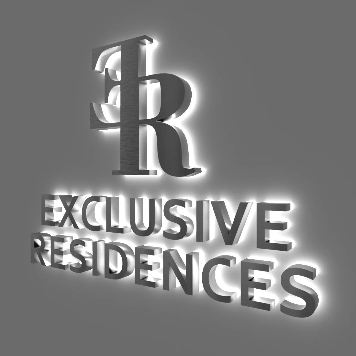 Storefront Signs Custom Shop Store front Metal Logo Light Up Sign Letter Office Commercial Business Reception Led Signs