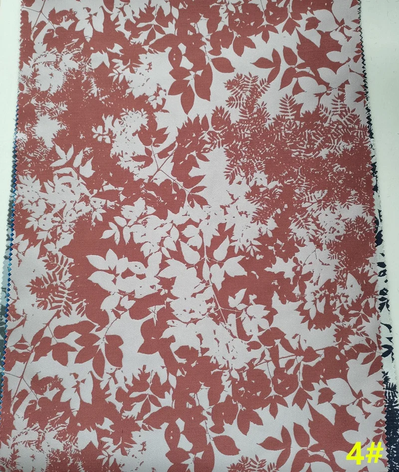 174gsm polyester rayon floral brocade woven clothing fabrics