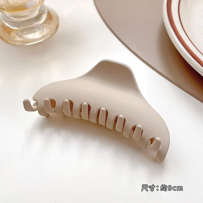Wholesale Women Claw Hair Clips Strong Hold Eco-friendly Cute Big Matte Hair Claw for Thick Hair