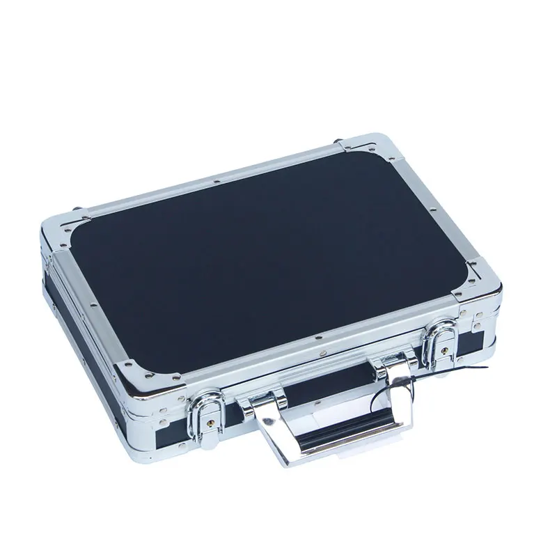 Locking Aluminum Pedal Case Hard Durable Small Carry Guitar Parts Case Tools With Pedal Mounting Aluminum Fastener Equipment Box