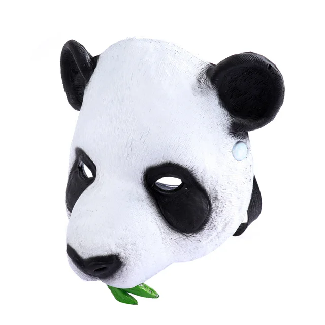 Full Face Panda Mask Animal Masquerade Mask for Halloween Cosplay Party Mask Props