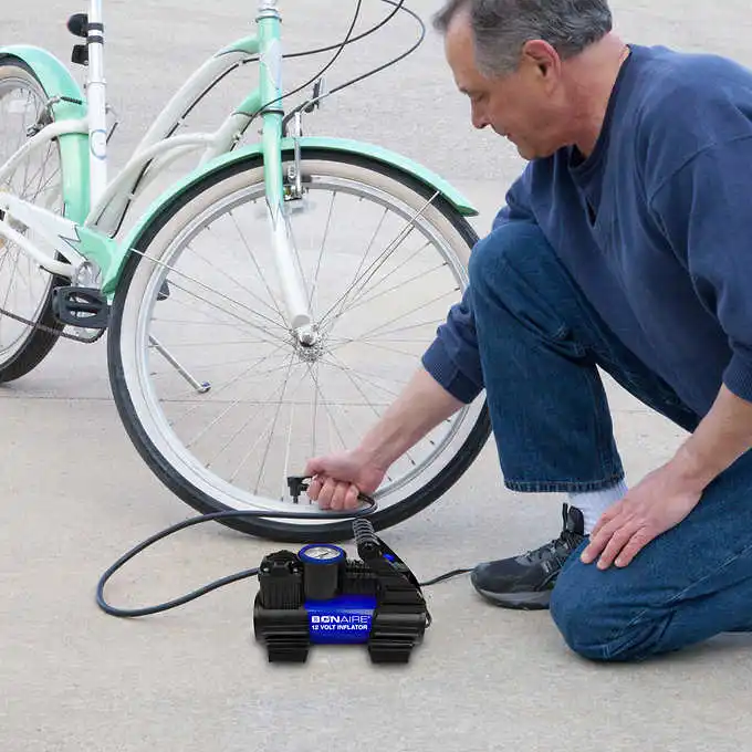 
DWIN P04 150 PSI Double 30mm Cylinder Heavy Duty Tire Tyre Inflator Portable MINI Car Pump 12V Digital Car Air Compressor 