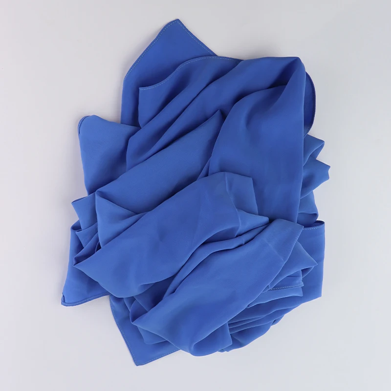customize Luxury opaque soft medina silk hijabs stretchy chiffon muslim shawl hijab scarves