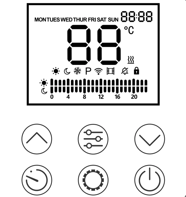 Thermal Storage Convector Heater Electric 2000W Free Standing Portable Radiator