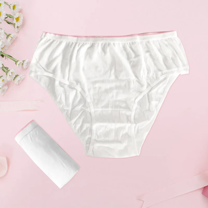 Disposable Womens Panties Unisex Breathable Spa Massage Hospital Panty Maternity Cotton Underwear Disposable Panties