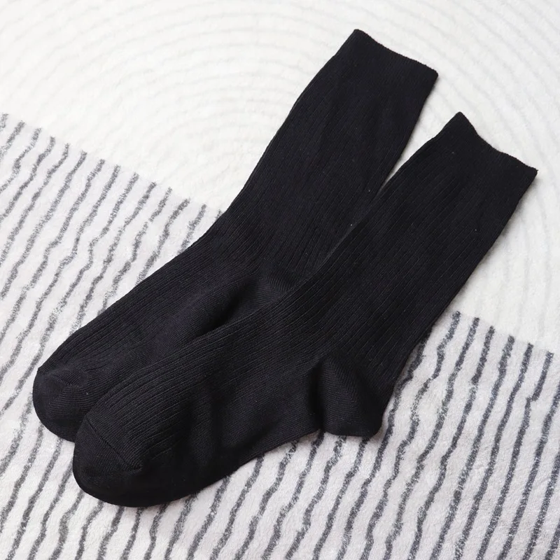Костюм мужские деловые носки мужские повседневные носки из полипропилена Заводские трикотажные носки хлопковые мужские однотонные мужские черные темно-серые унисекс