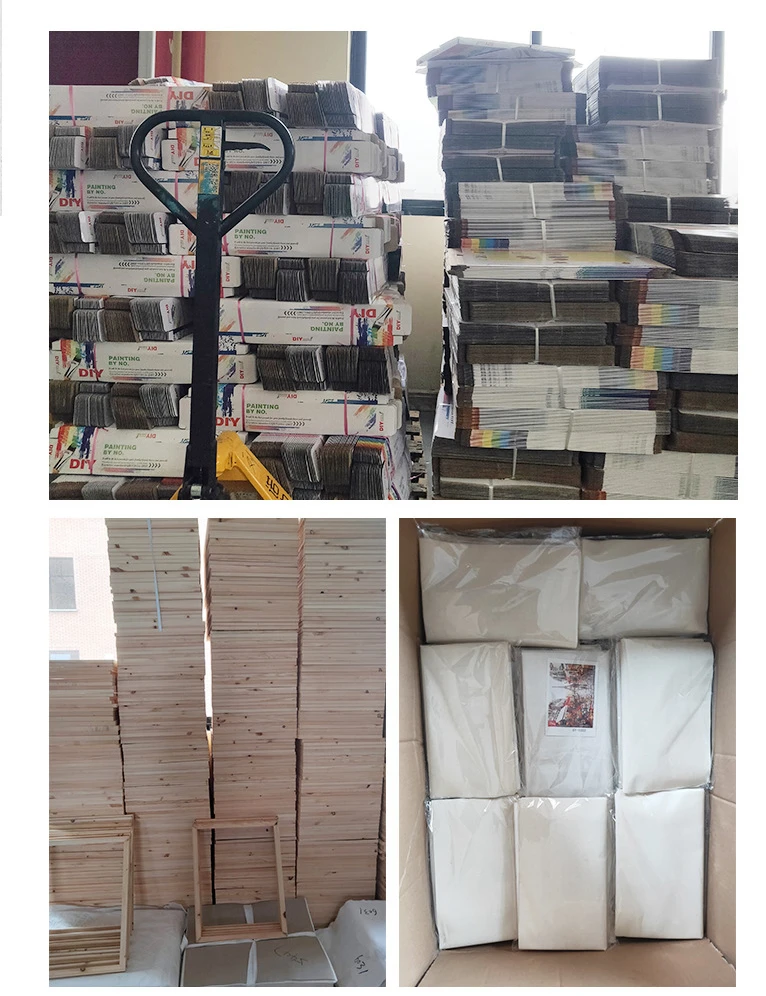 DIY Oil Painting for Gift Home Wall Decor DIY Custom Flower Scenery Paint By Number