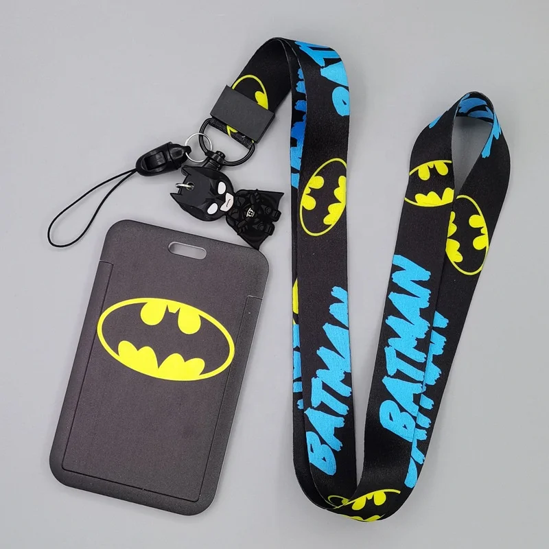 Wholesale Anime Character Marvel Spider-Man Student Bus Campus Card Holder Anti -Lost Neck Lanyard