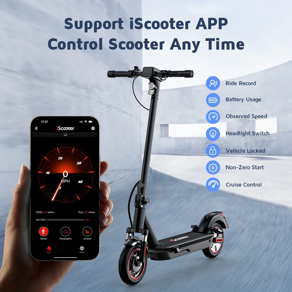 10 Inch 750W Motor iScooter i10max E scooter
