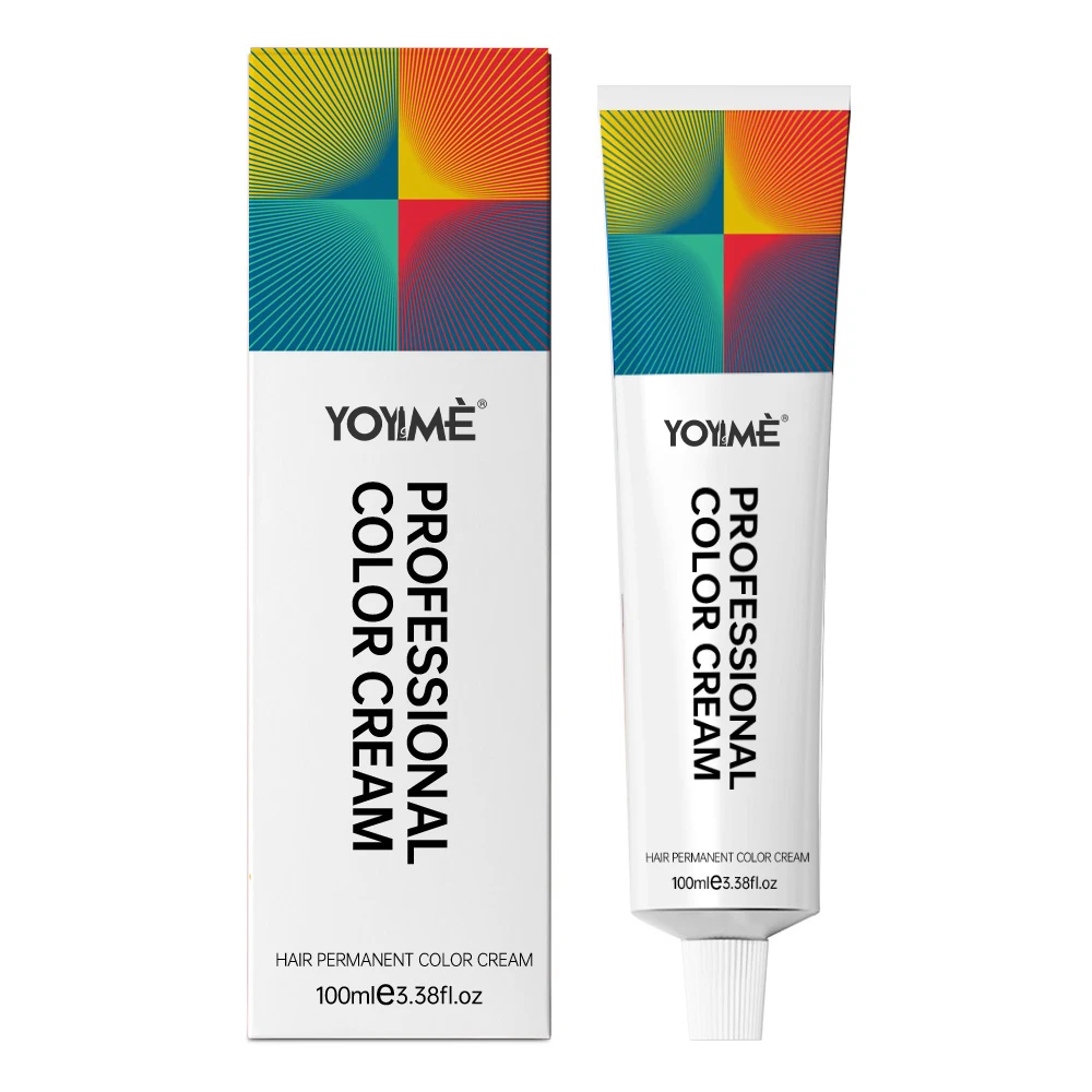 Private Label Brown Hair Color Cream Hair Dye for Professional