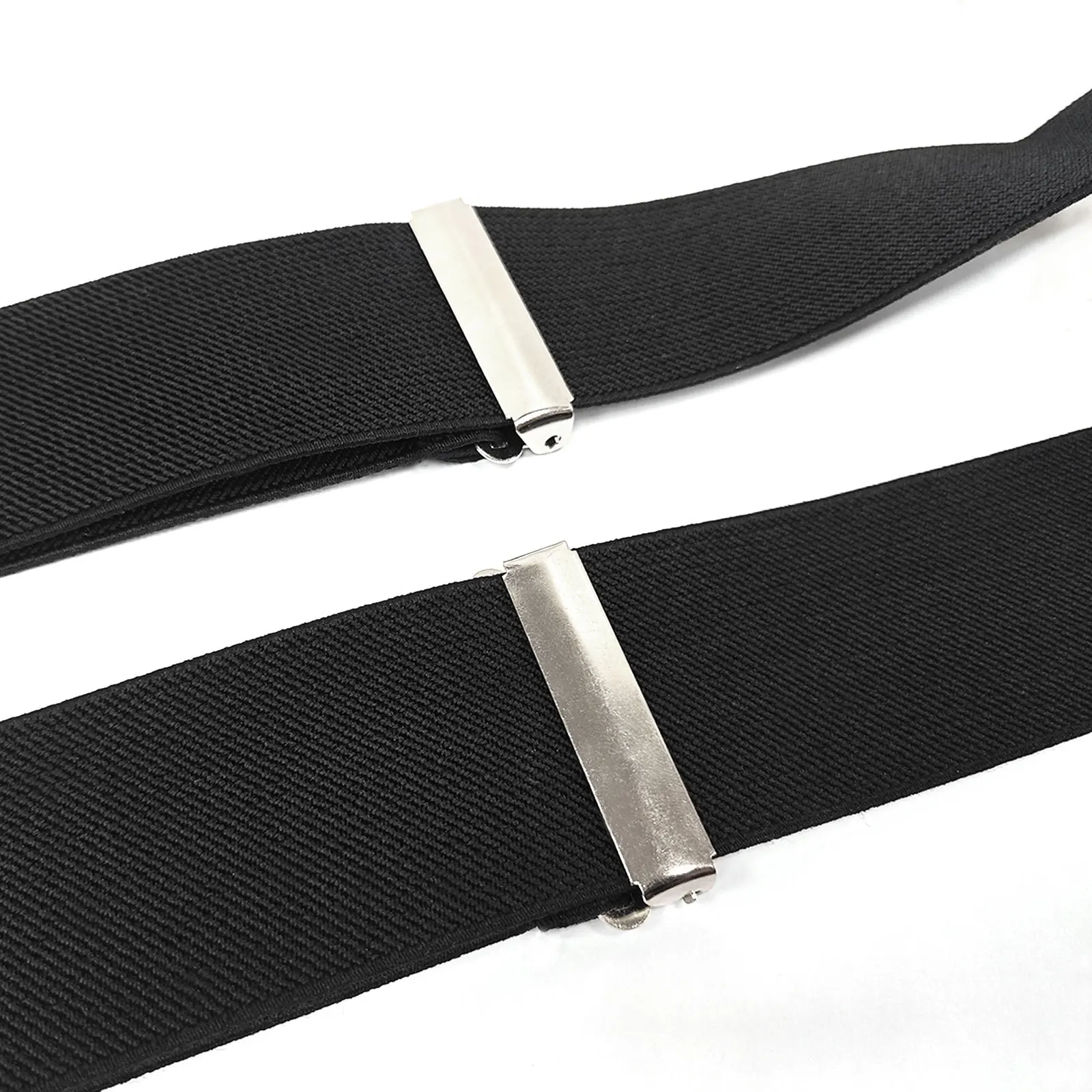 High quality  Custom Personalized Elastic Braces Y Button Leather Belt Suspender for Men