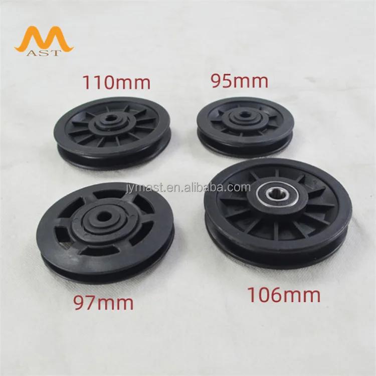 Wholesale Price 88mm Sports Fitness Accessories Gym Equipment Bearing Aluminum Pulley Big Bird Pulley