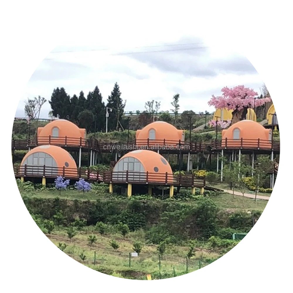 mold eps geodesic dome house 6.5 m round dome light graphene eps prefab houses geodome greenhouse tent