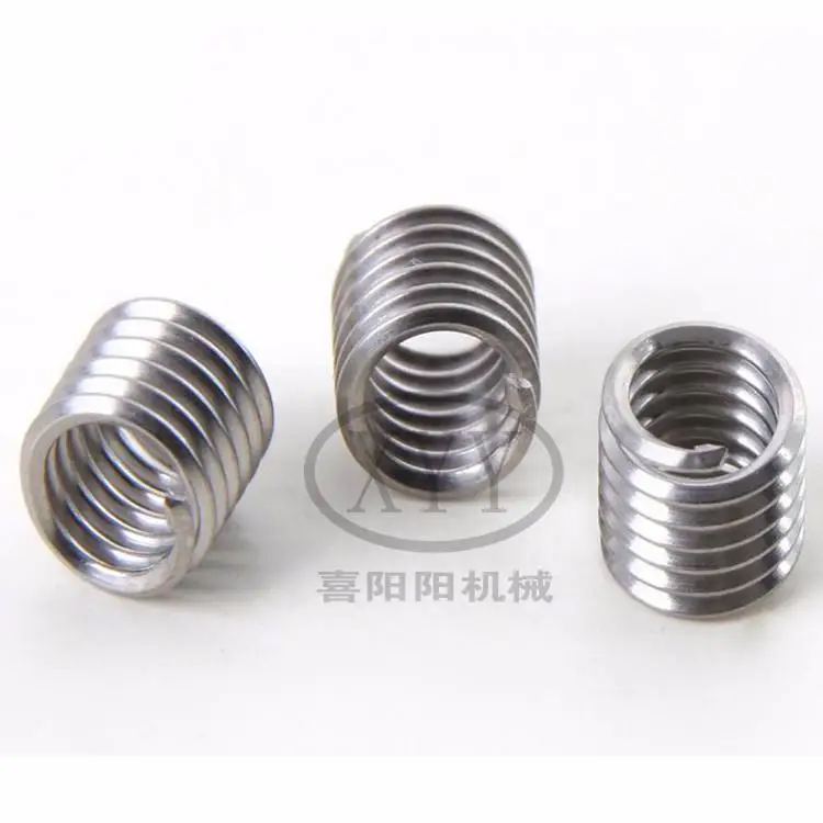 Inconel X750 M6-M18 Fasteners Wire Thread Insert 304 Stainless Steel Nut Screw Polished Brass Aerospace ISO Certified Metric